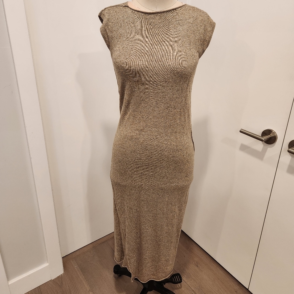 Zara Linen Dress with Matching Duster